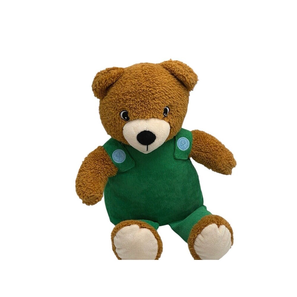 Kohl's Cares Corduroy Bear 14" Plush Teddy Green Overalls Don Freeman Doll Toy